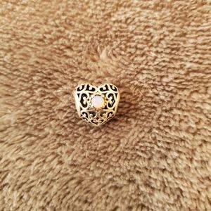 Sterling Silver Heart Pandora Charm